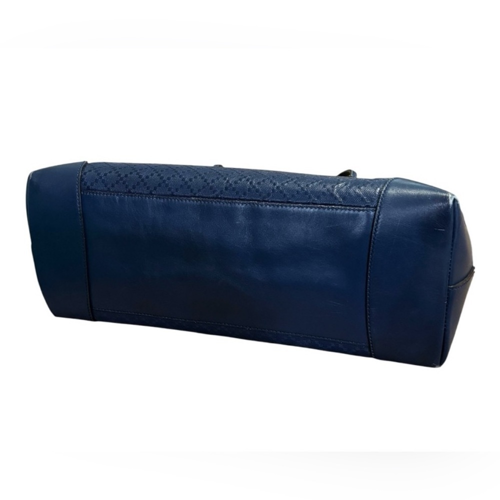 Gucci Diamante Lux Blue Leather Large Tote Bag - Picture 3 of 14